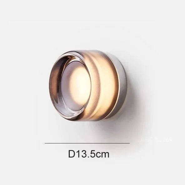 Round Colorful Wall Lamp with Retro Design