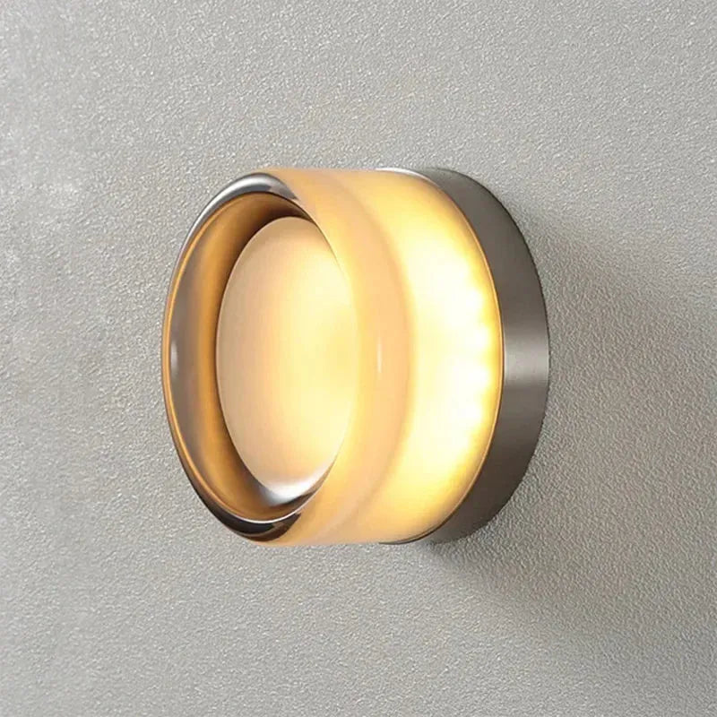 Round Colorful Wall Lamp with Retro Design