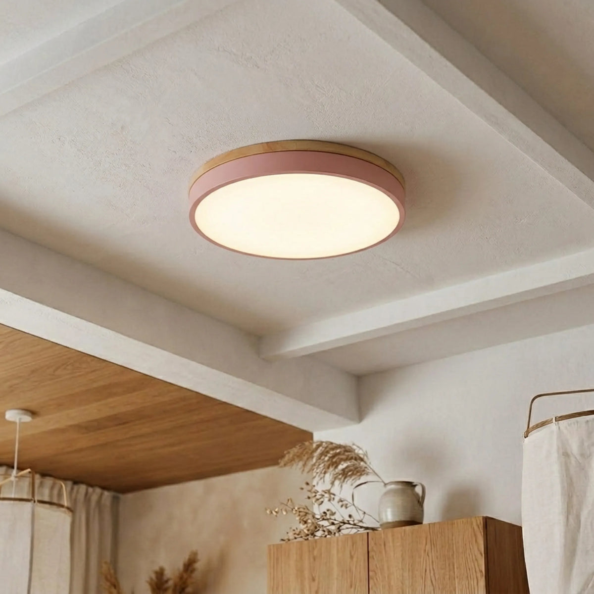 Round Disc Flush Mount Ceiling Light
