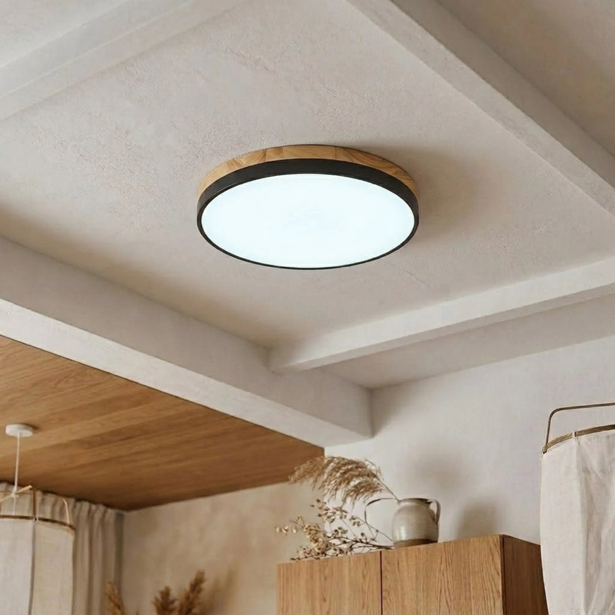Round Disc Flush Mount Ceiling Light