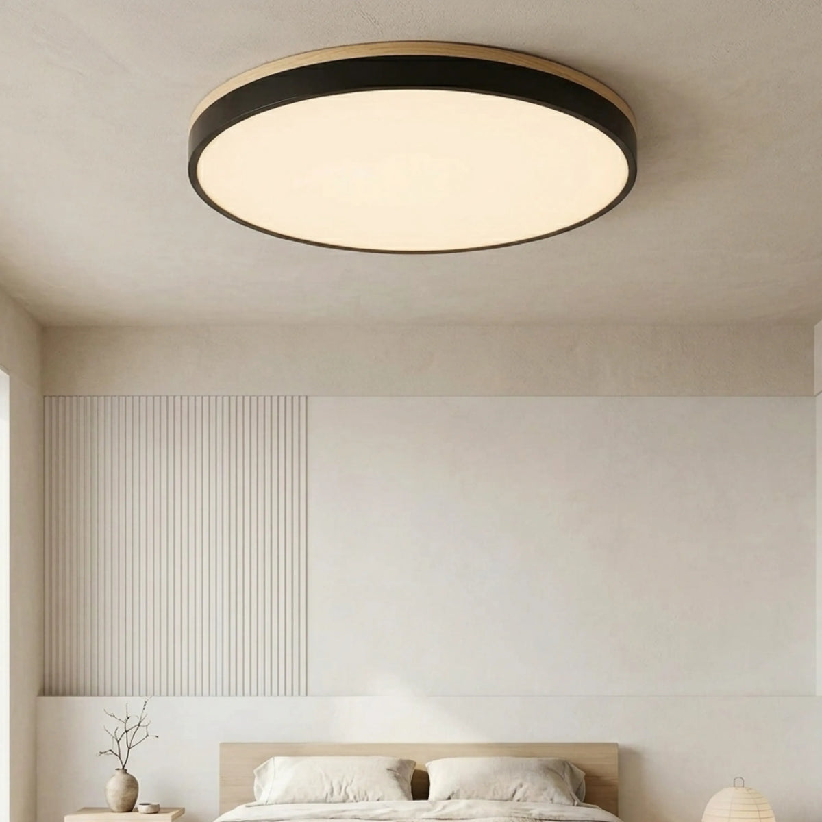 Round Disc Flush Mount Ceiling Light
