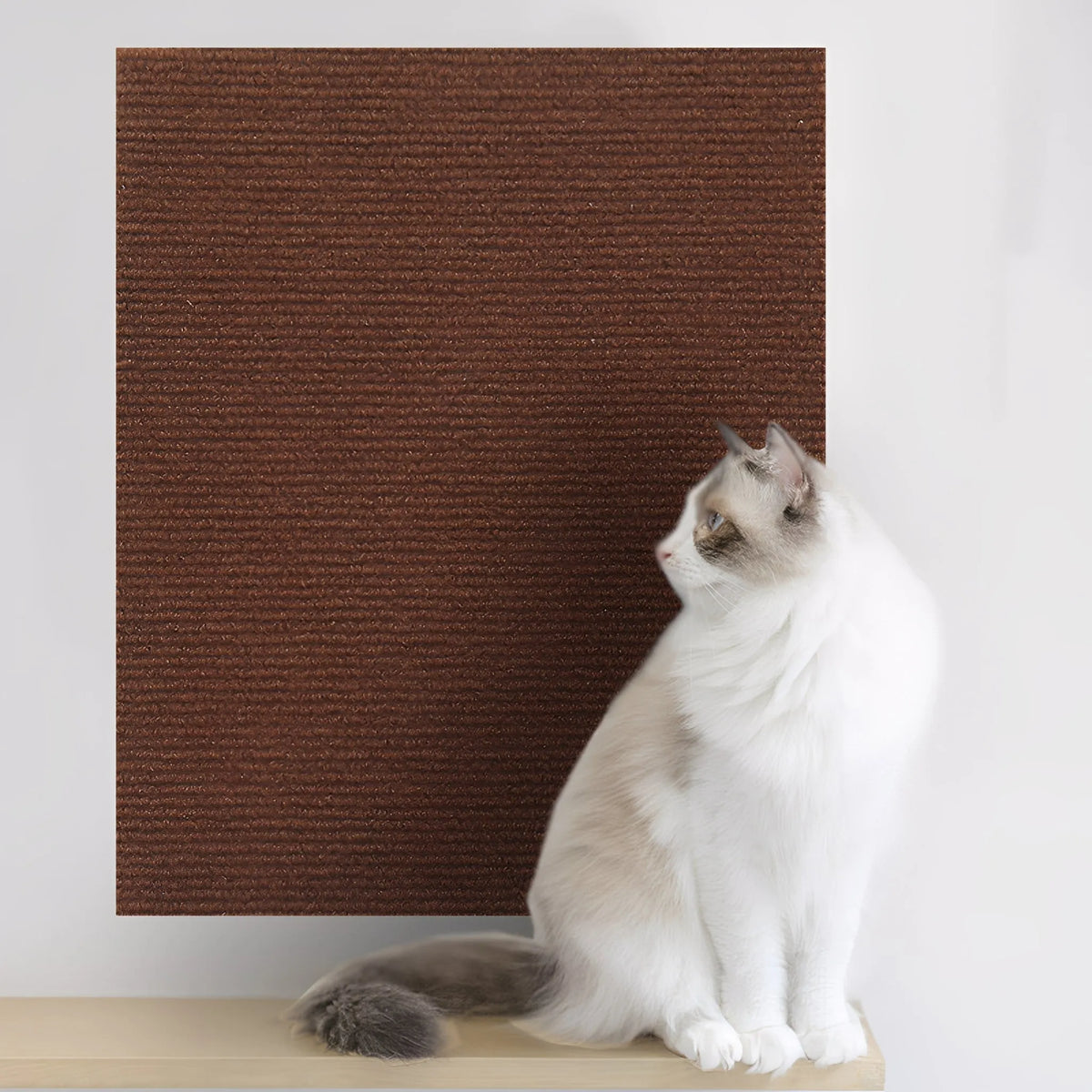 Self-Adhesive Cat Scratching Mat with Furniture Protector