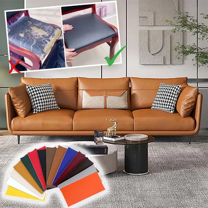 Self-Adhesive Leather Repair Patch with Large Coverage