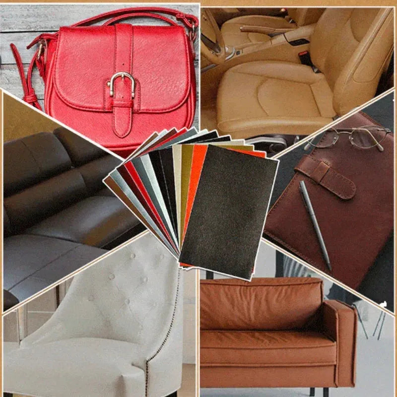 Self-Adhesive Leather Repair Patch with Large Coverage