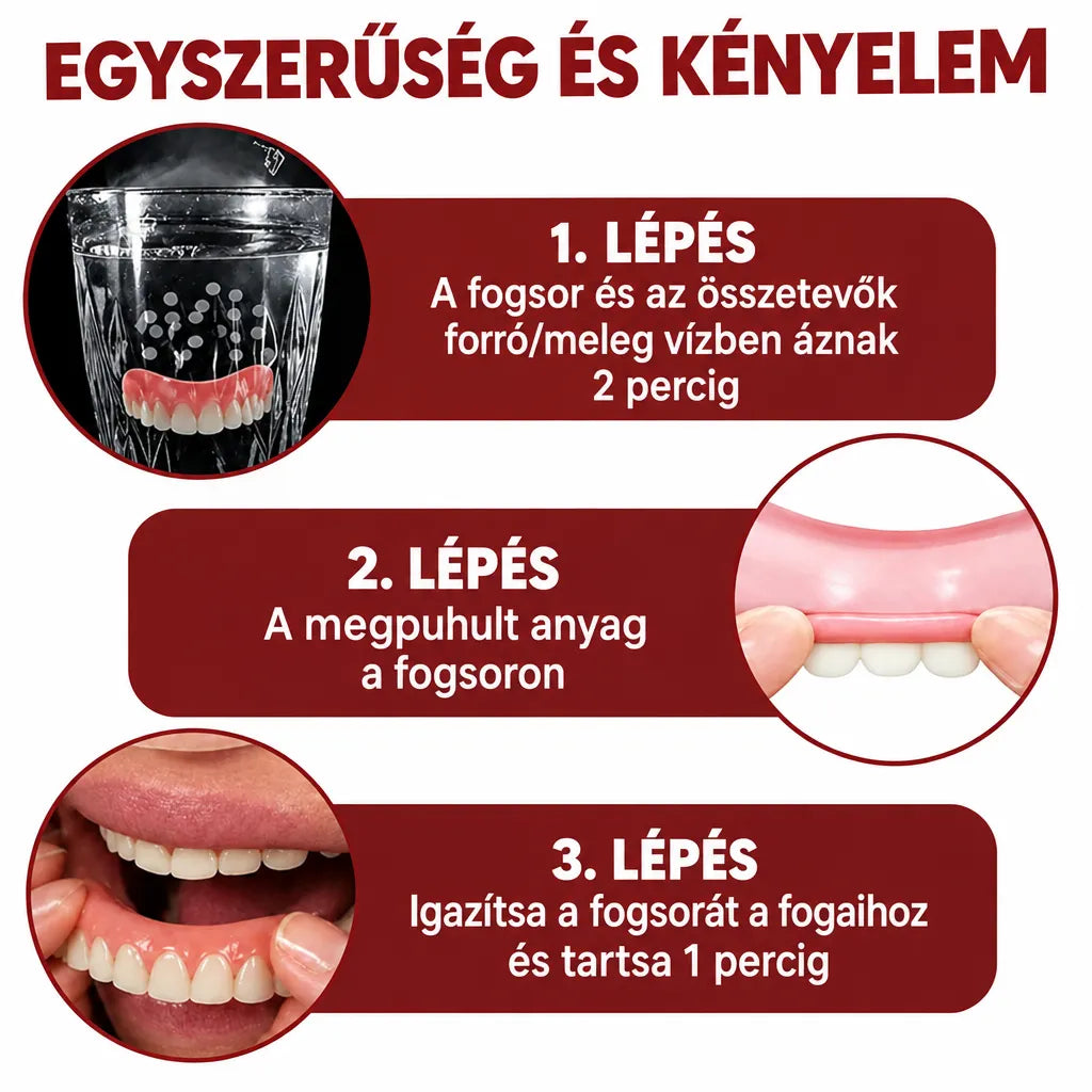 Soft Silicone Denture Comfort Liner Pads