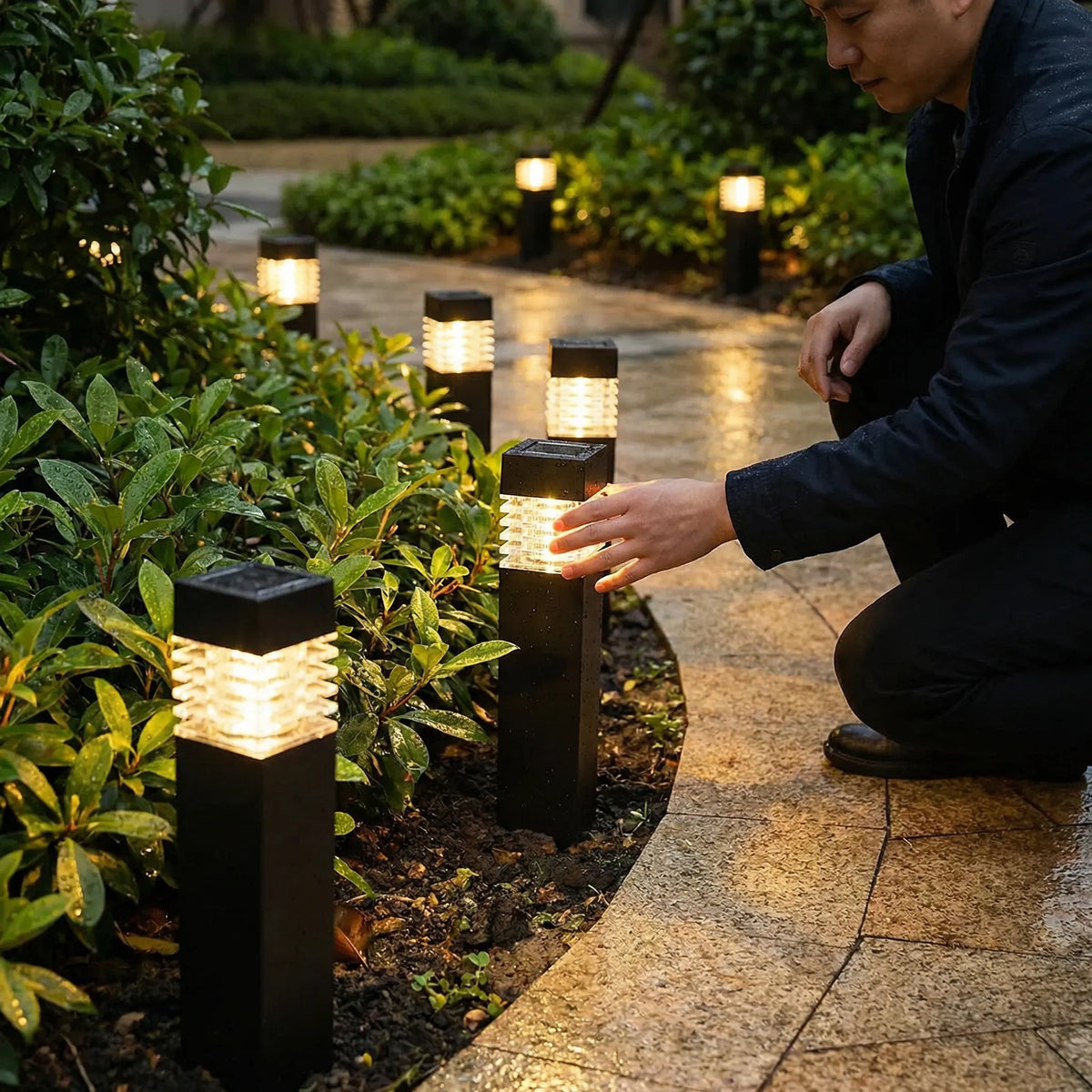 Solar LED Garden Stake Lights for Pathways