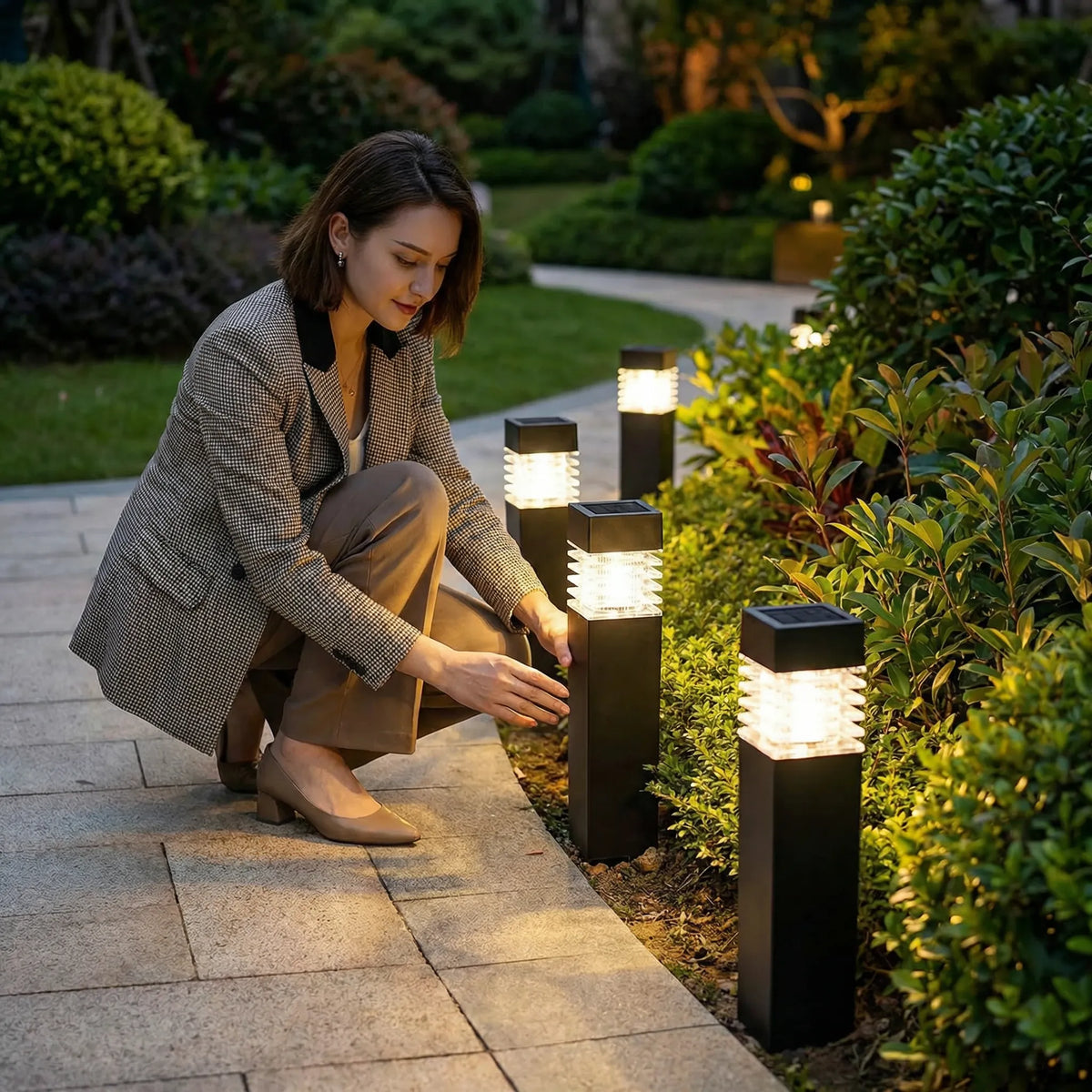Solar LED Garden Stake Lights for Pathways