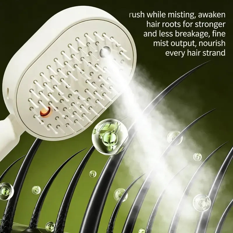 Spray Air-Cushion Massage Hair Comb with Mist Function