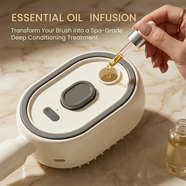 Spray Air-Cushion Massage Hair Comb with Mist Function