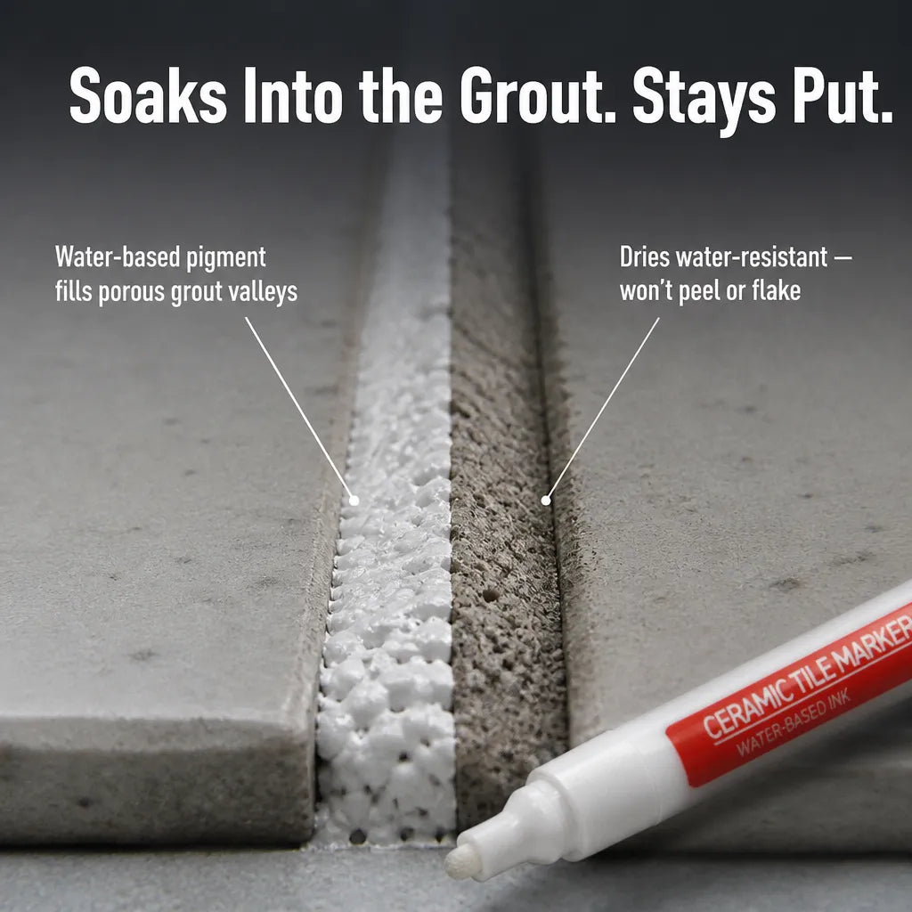Tile Grout Repair Pen for Instant Restoration