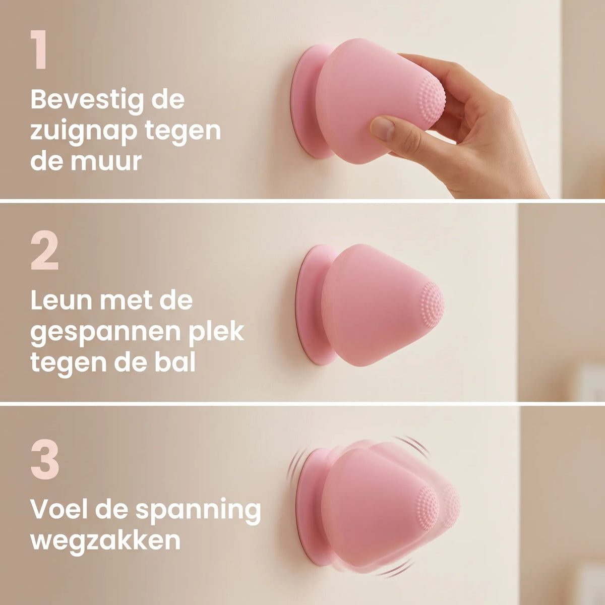 Trigger Point Wall Massager with Heat and Vibration