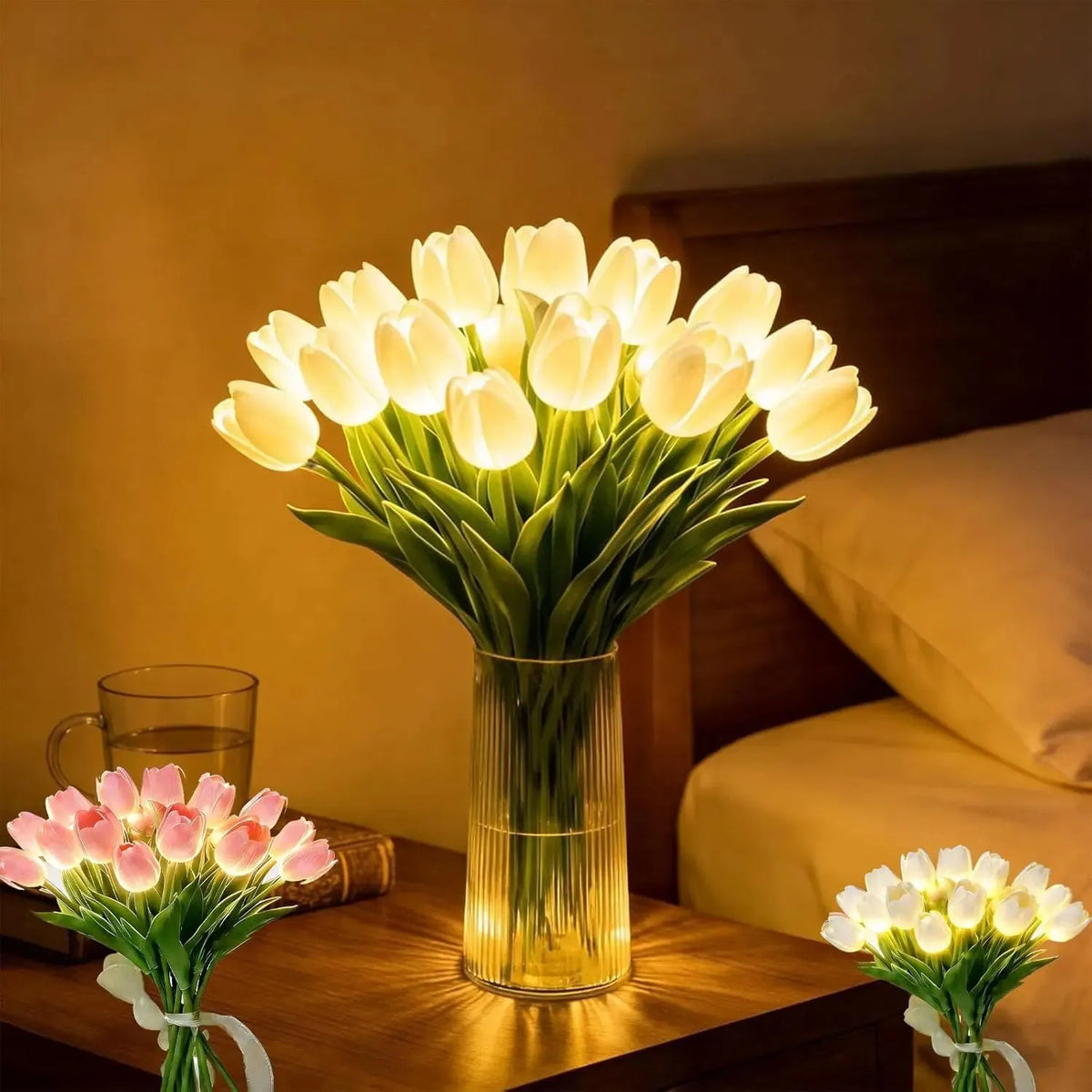 Tulip LED Flower Lamp with Ambient Light