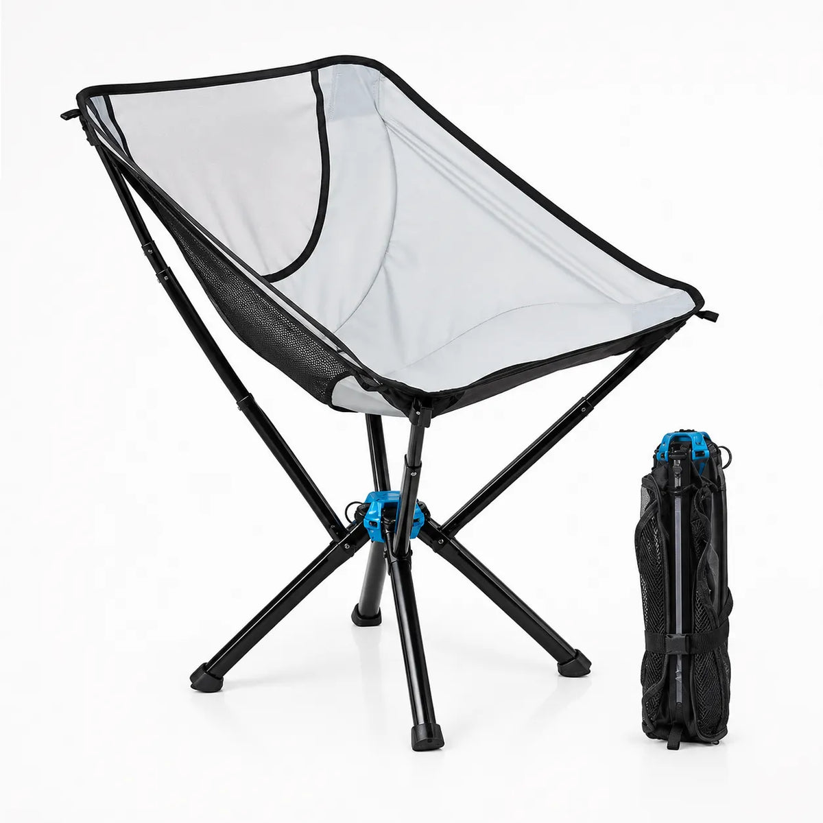 Ultralight Folding Camping Chair with Hammock-Style Seat