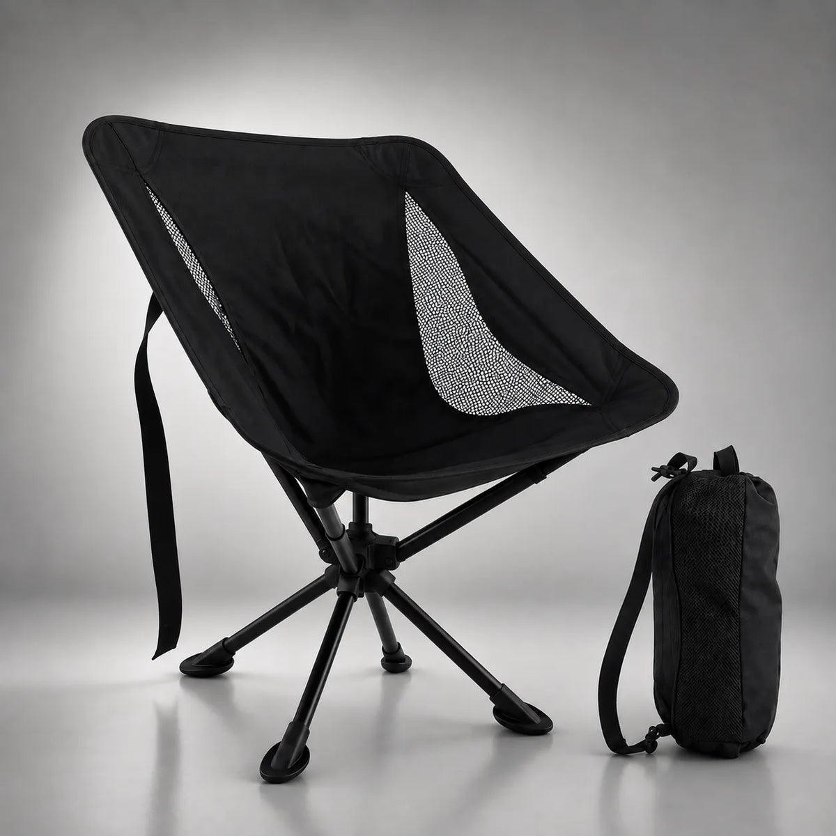Ultralight Folding Camping Chair with Hammock-Style Seat