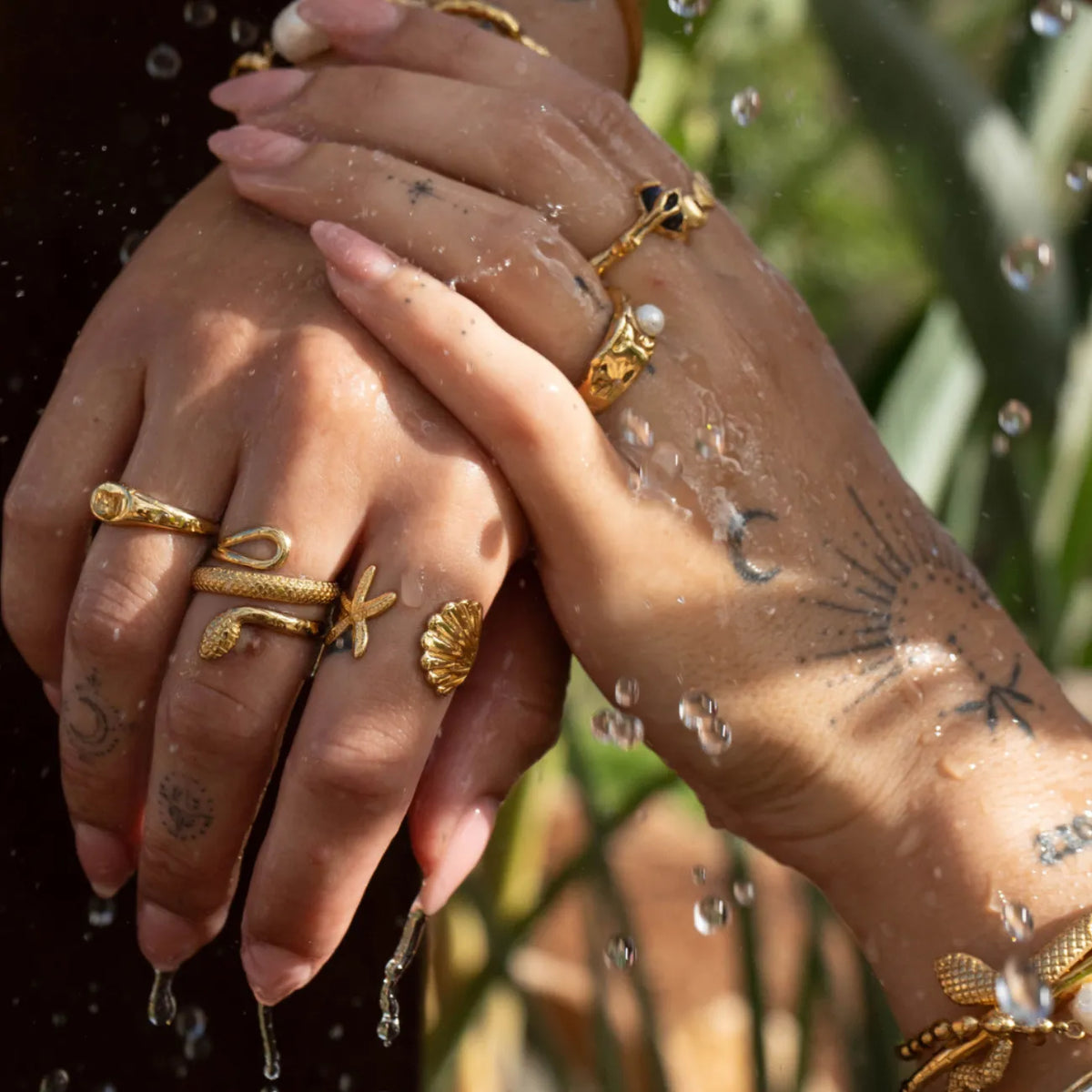 Unisex Elaborate Adjustable Snake Ring