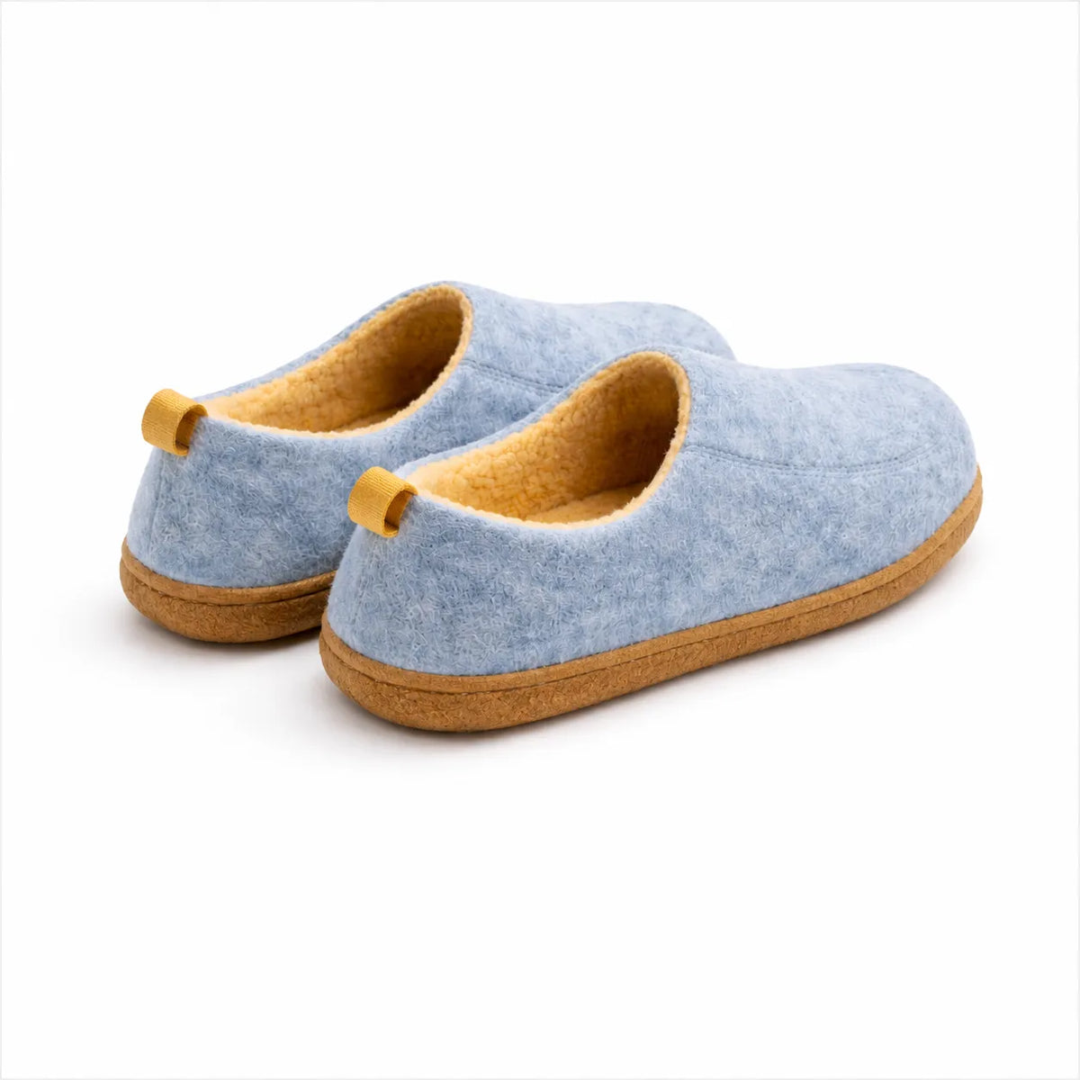 Unisex Fleece Lined Indoor Slippers with Sturdy Sole