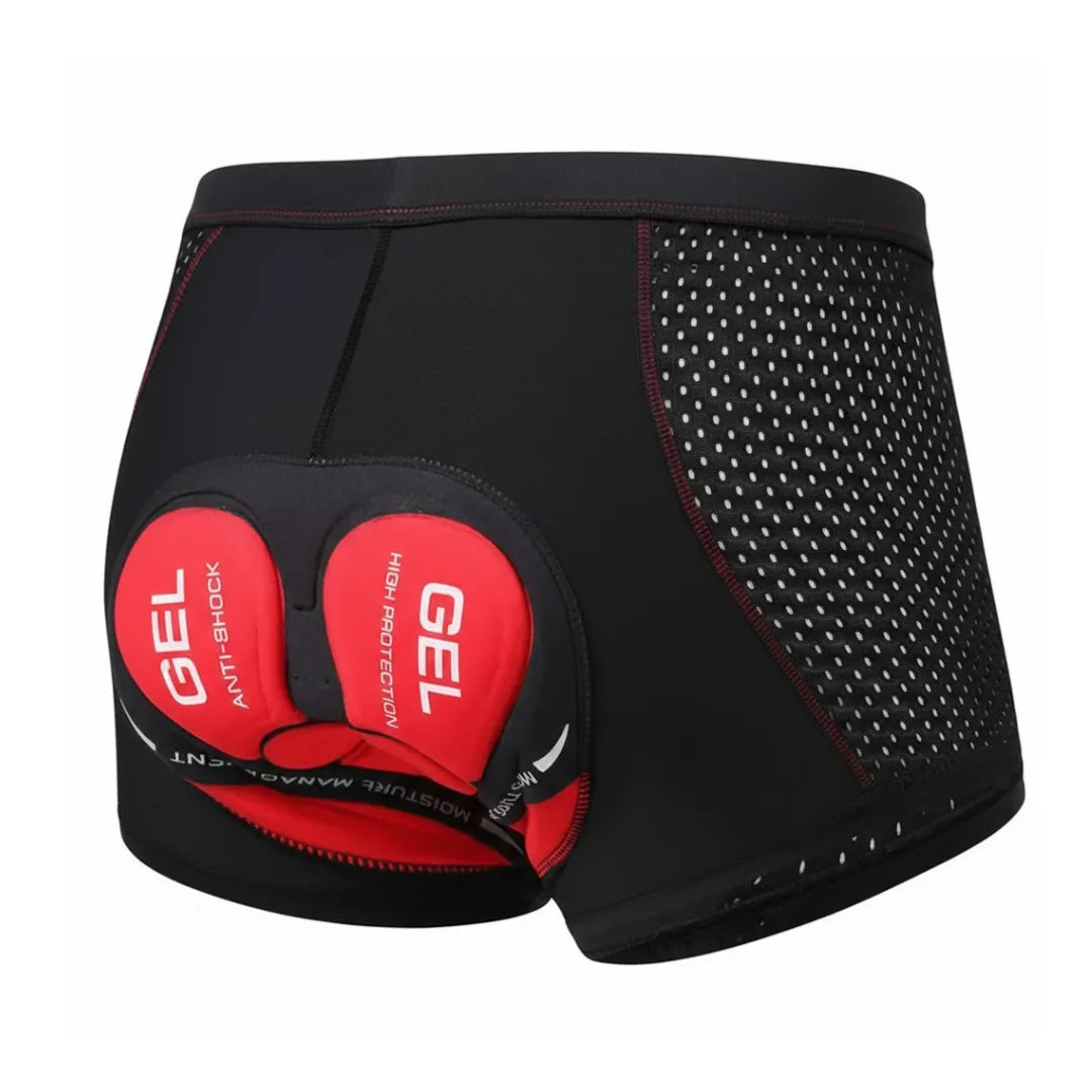 Unisex Padded Cycling Underwear with 5D Gel Cushion