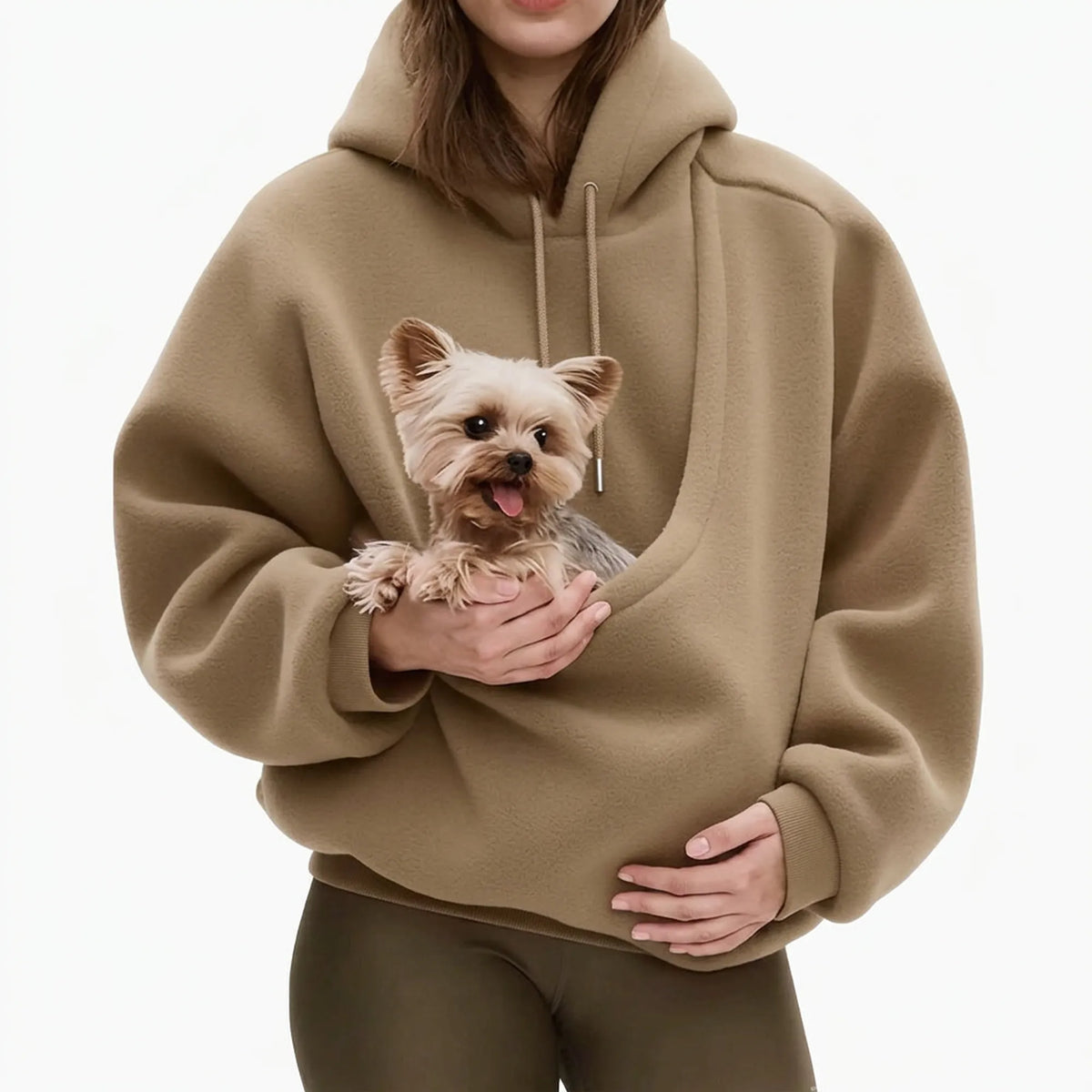 Unisex Pet Carrier Kangaroo Pocket Hoodie