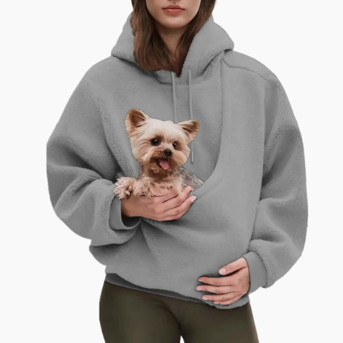 Unisex Pet Carrier Kangaroo Pocket Hoodie