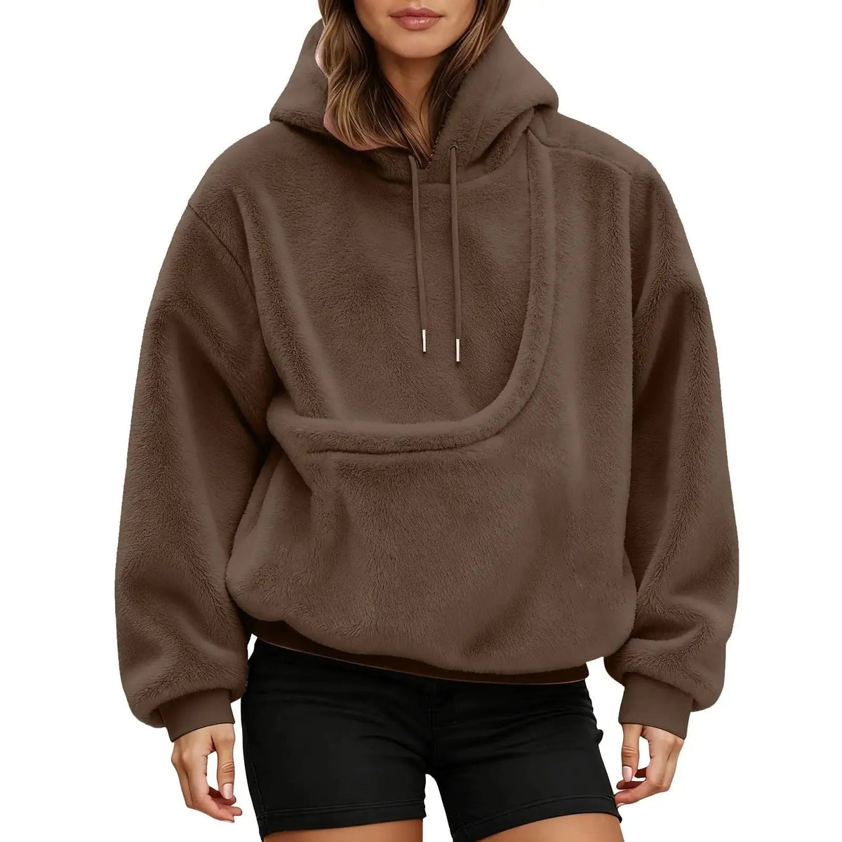 Unisex Pet Carrier Kangaroo Pocket Hoodie