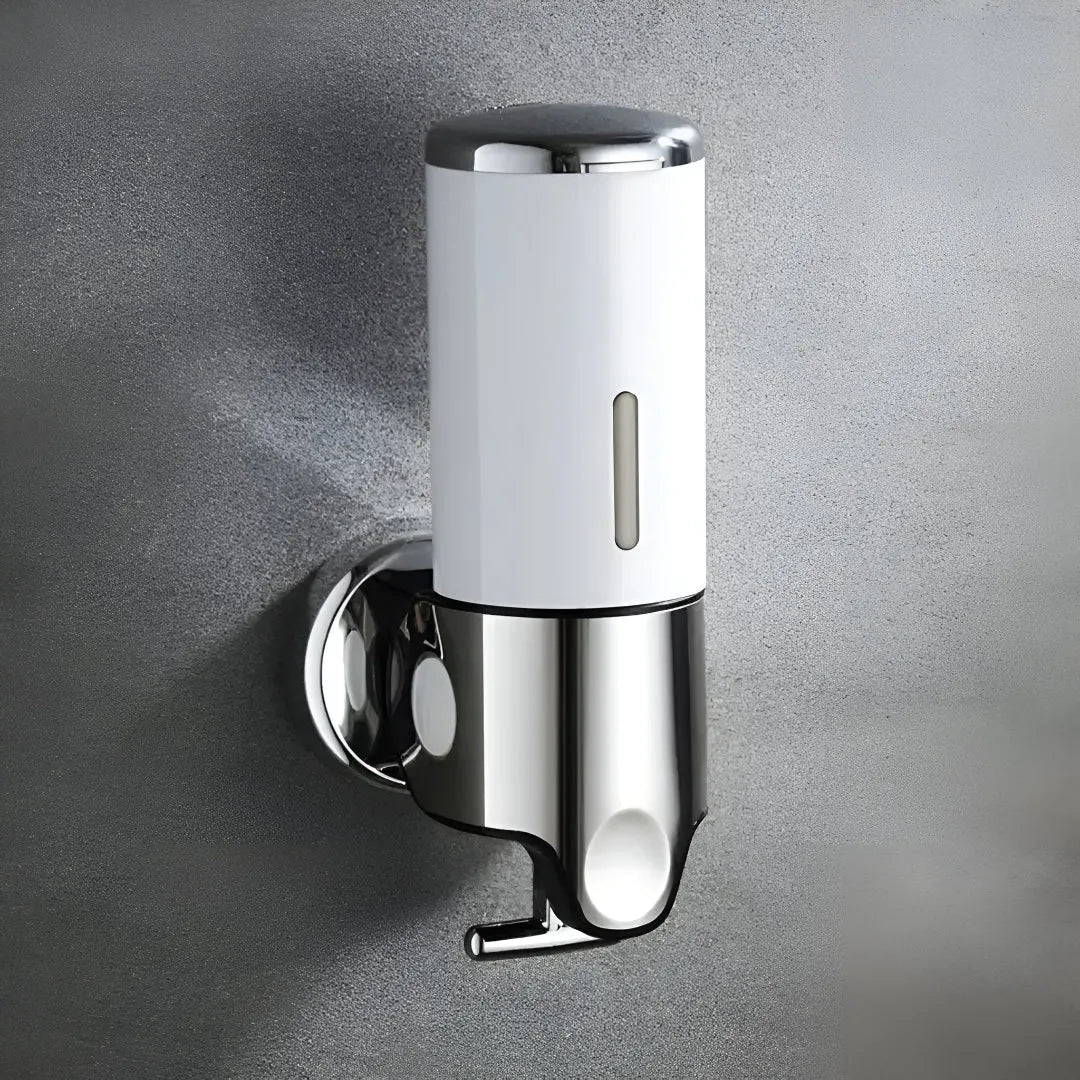 Wall-Mounted Brass Soap Dispenser for Bathroom and Kitchen