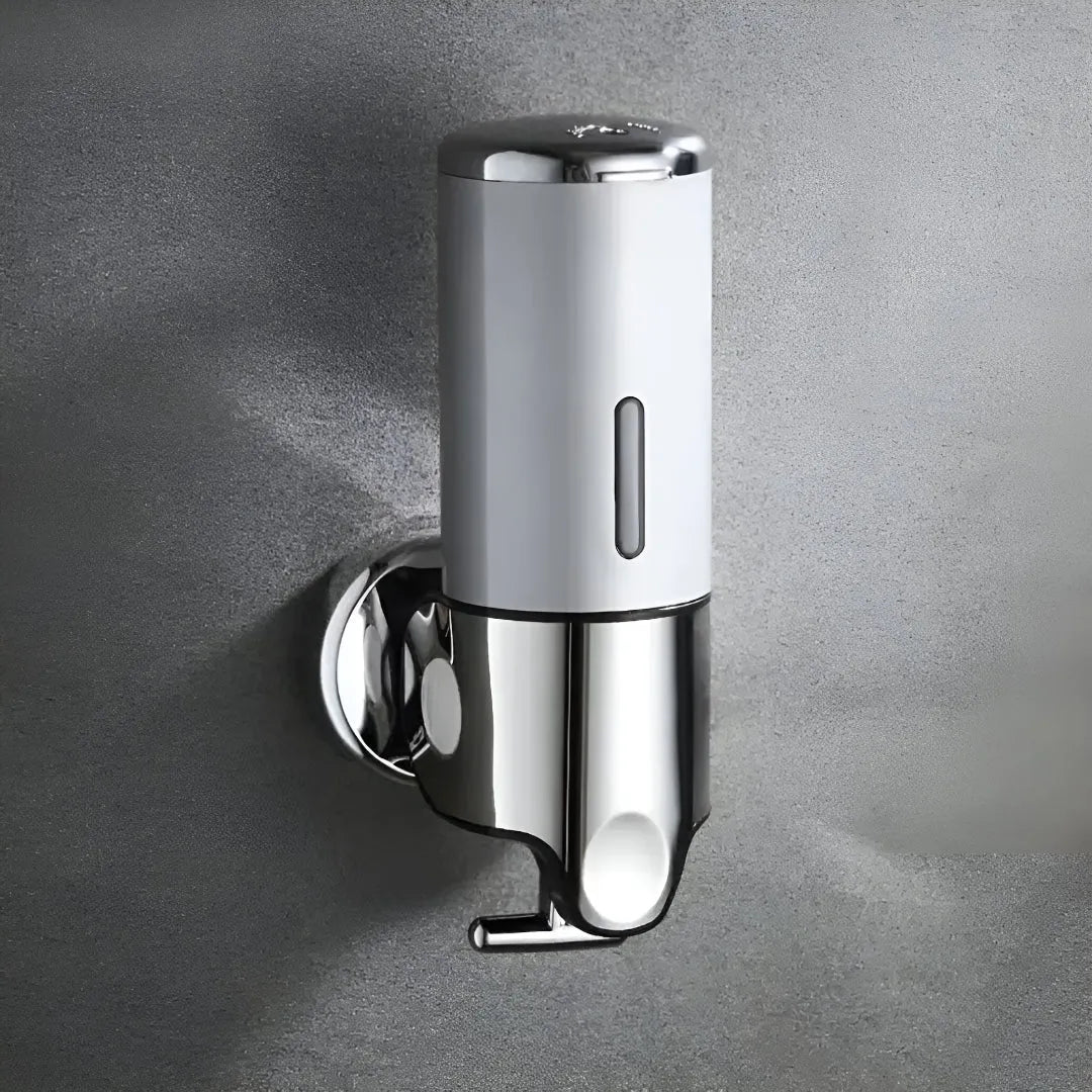 Wall-Mounted Brass Soap Dispenser for Bathroom and Kitchen