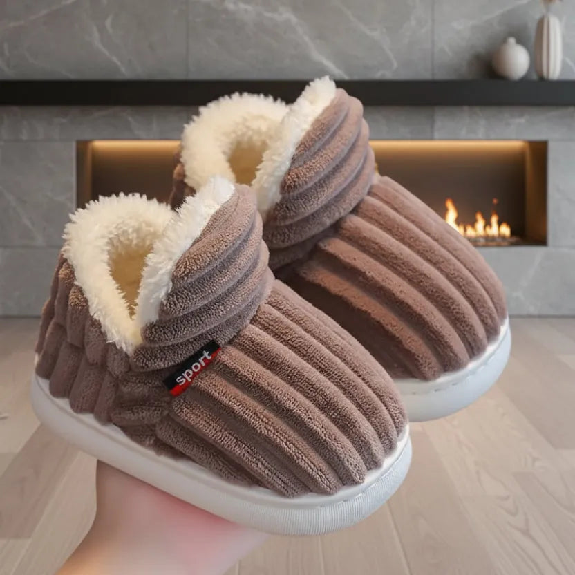 Warm Winter Slippers with Non-Slip Sole