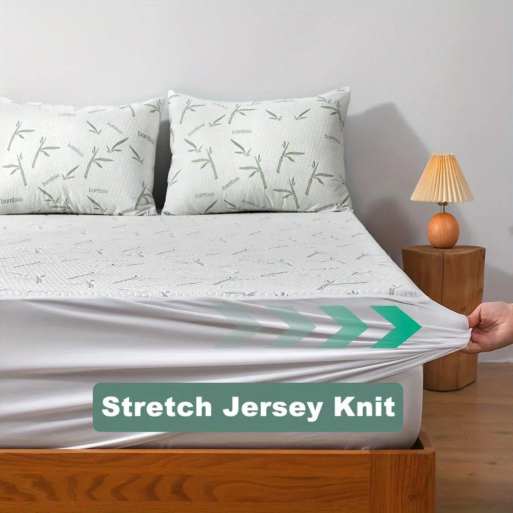 Waterproof Mattress Protector with Cooling 3D Air Layer