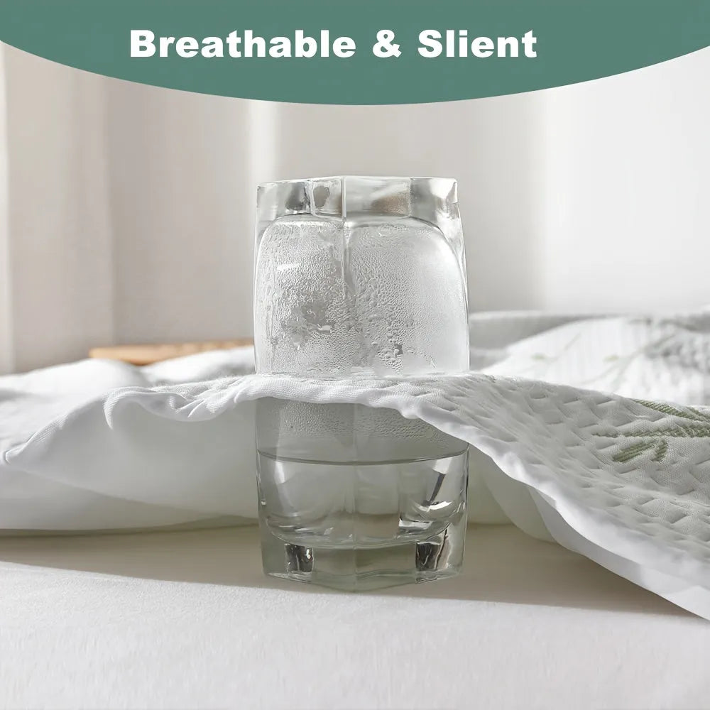 Waterproof Mattress Protector with Cooling 3D Air Layer