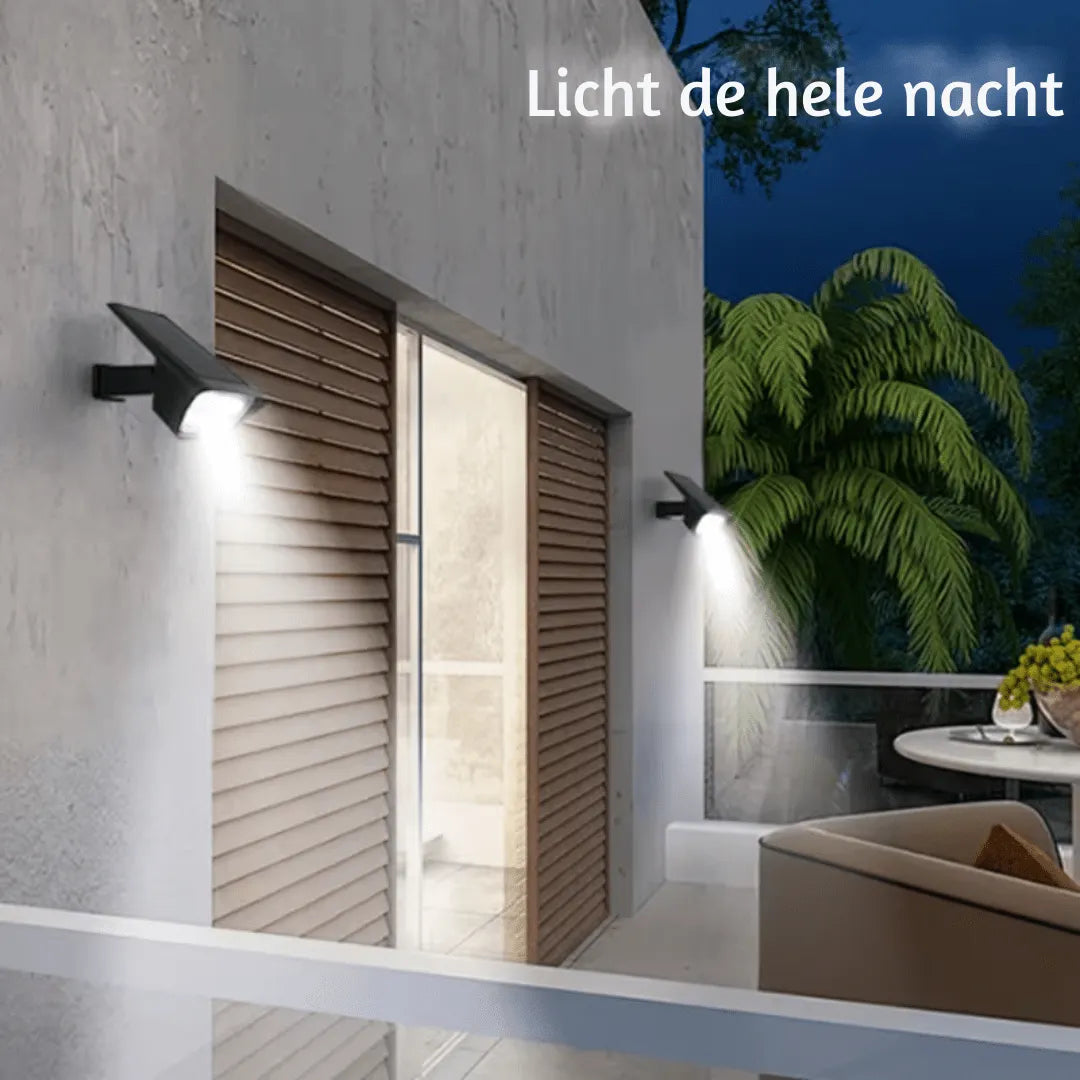 Waterproof Solar Garden Spotlight with Adjustable Head