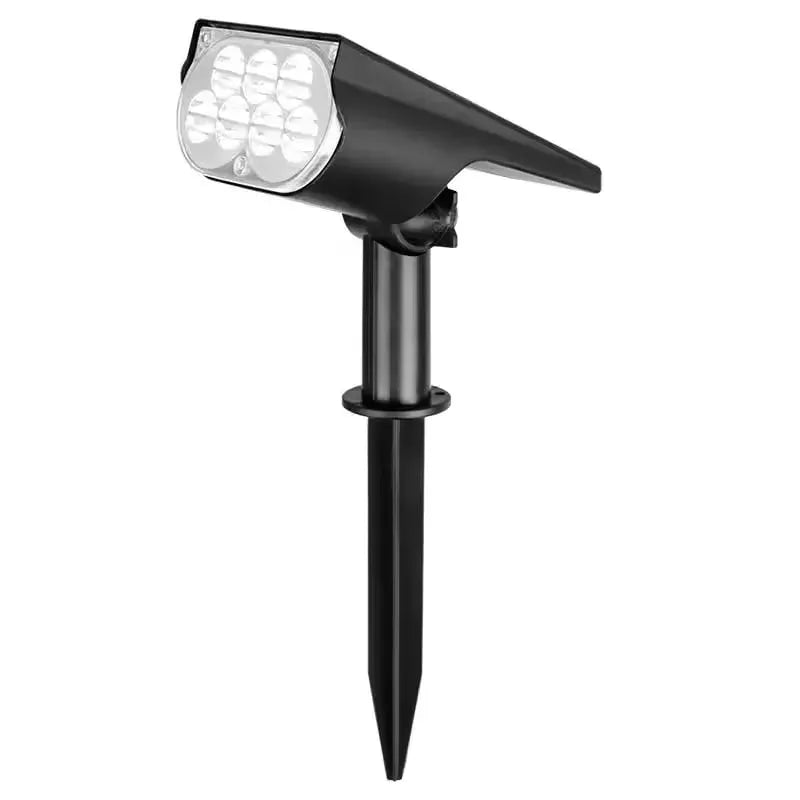 Waterproof Solar Garden Spotlight with Adjustable Head