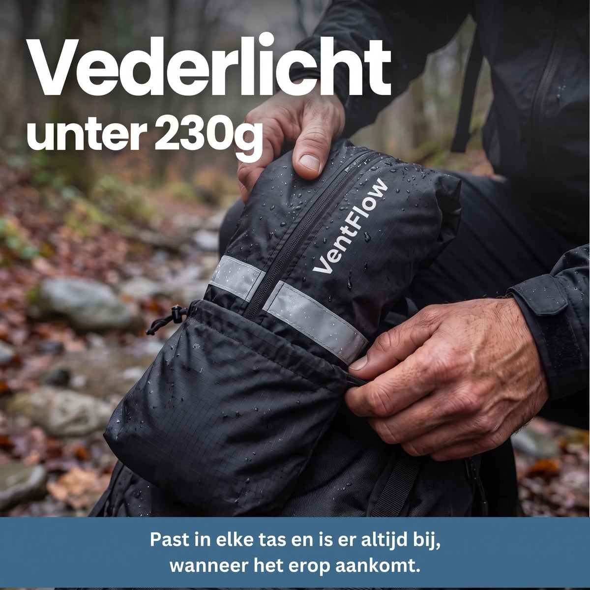Waterproof Windproof Breathable Cycling Jacket with Reflective Strips