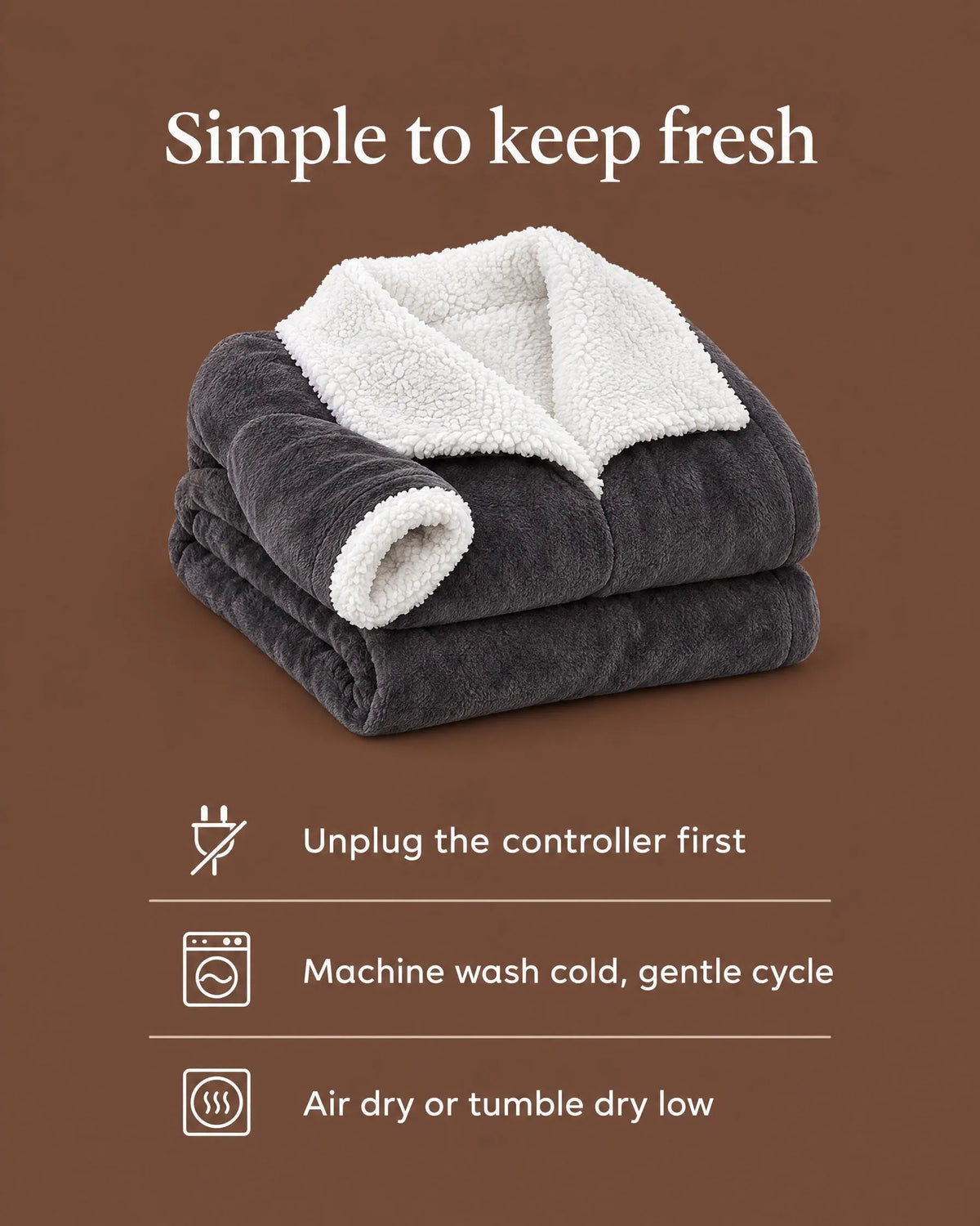 Wearable Heated Blanket Robe with Sleeves and Foot Pocket
