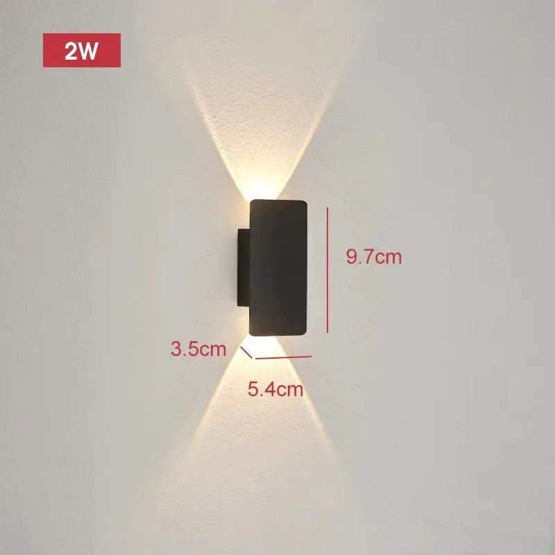 Weatherproof Aluminum LED Outdoor Wall Light