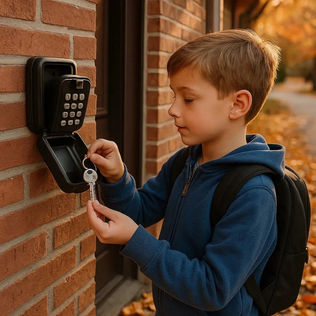 Weatherproof Metal Key Safe with Combination Lock