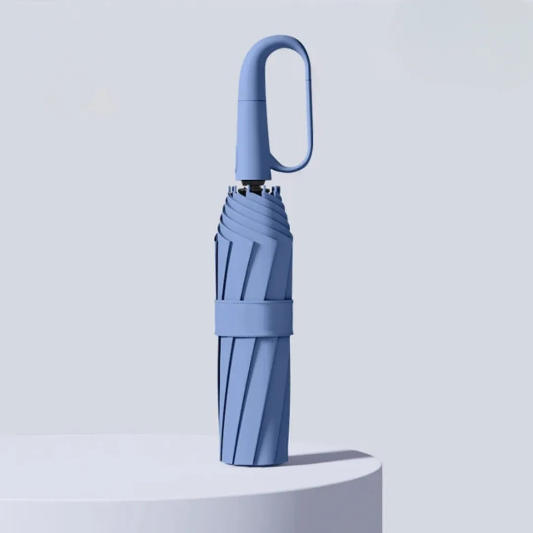 Windproof Automatic Folding Umbrella with Stormproof Canopy
