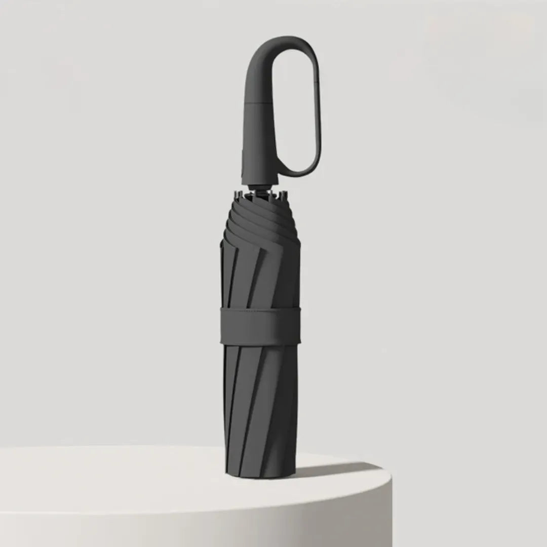 Windproof Automatic Folding Umbrella with Stormproof Canopy