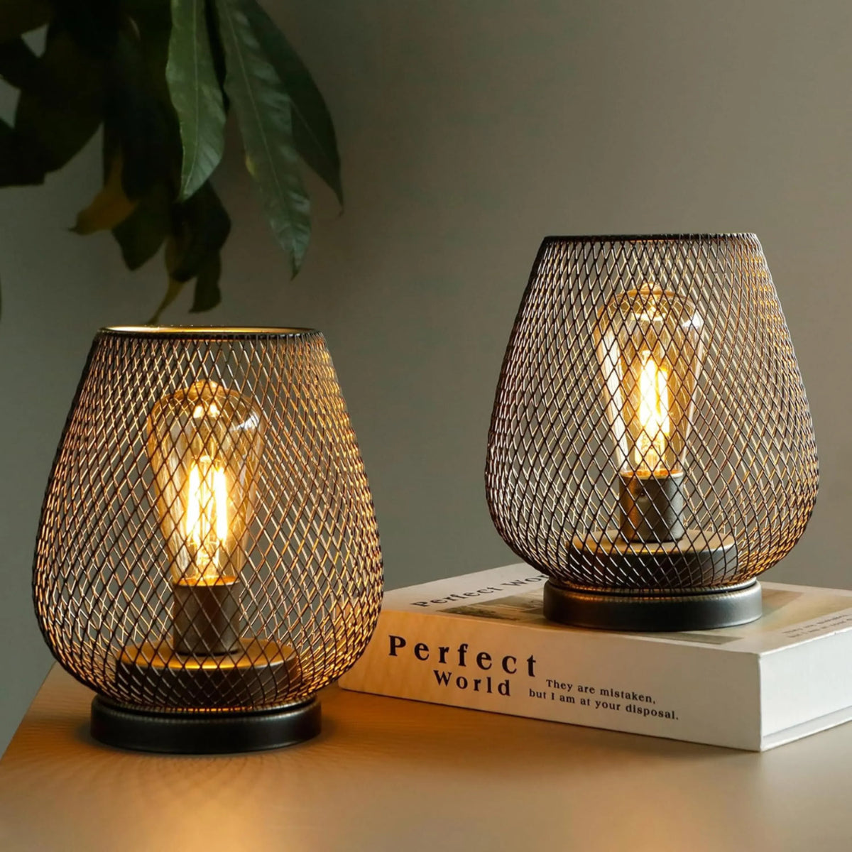 Wireless LED Lantern with Adjustable Brightness