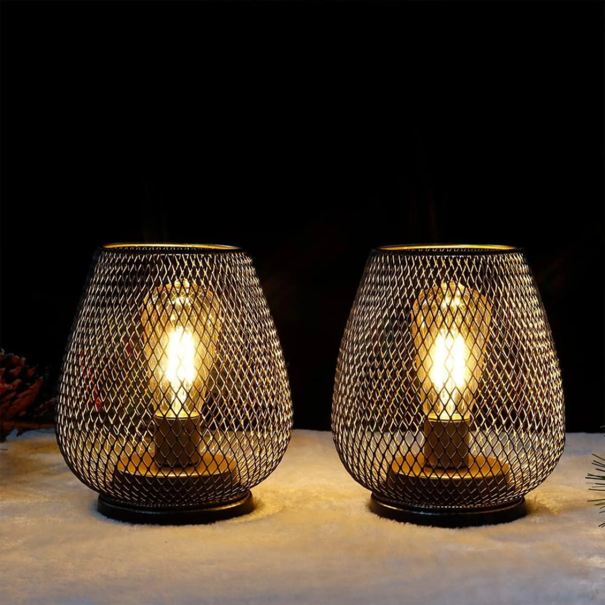 Wireless LED Lantern with Adjustable Brightness