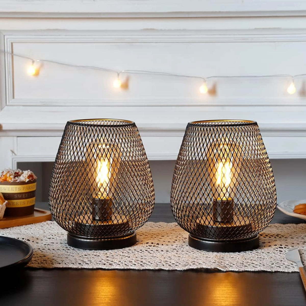 Wireless LED Lantern with Adjustable Brightness