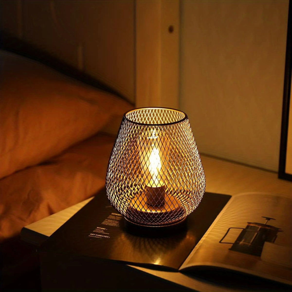 Wireless LED Lantern with Adjustable Brightness