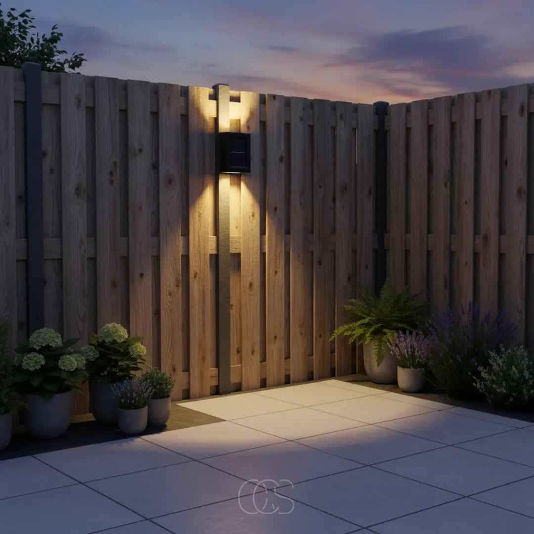 Wireless Solar Outdoor Wall Light with IP65 Sensor