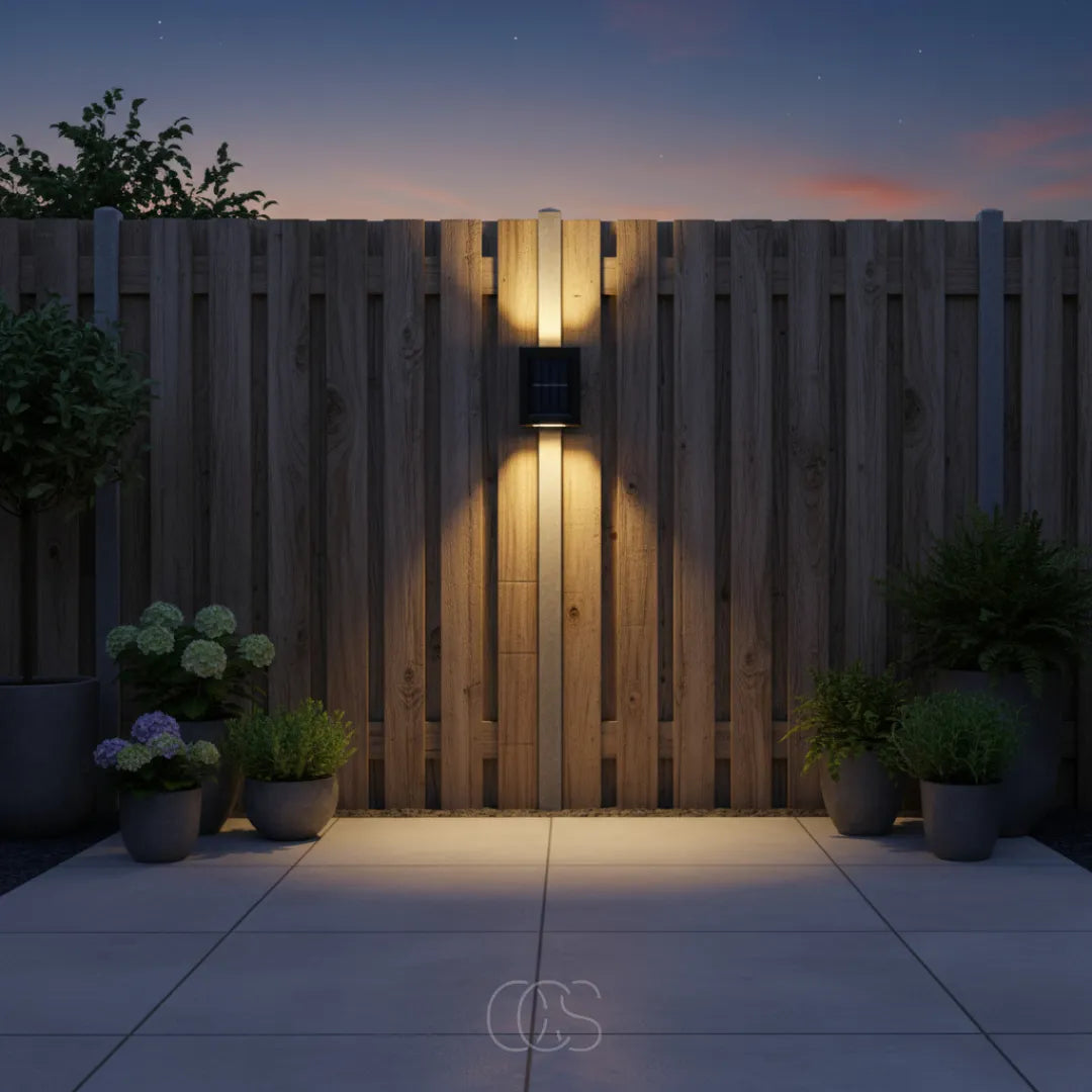 Wireless Solar Outdoor Wall Light with IP65 Sensor