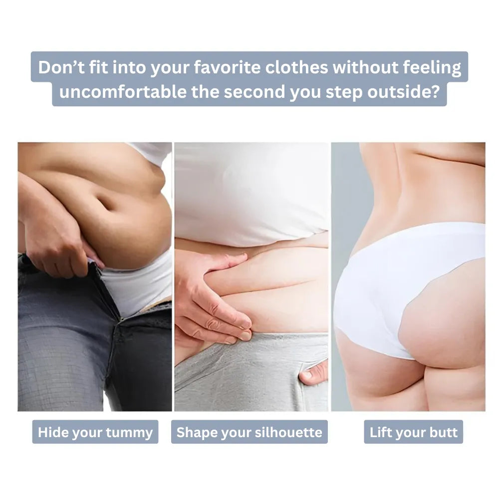 Women's 3-in-1 Seamless Shapewear Shorts with Butt Lifter
