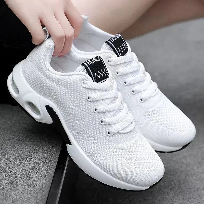 Women's Breathable Slip-On Sneakers with Air Cushion Sole