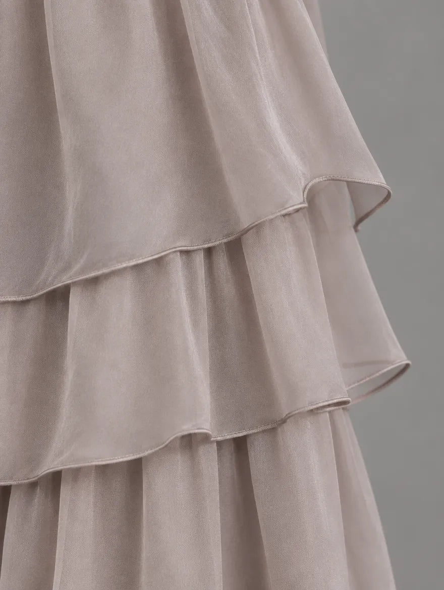 Women's Elegant Flowy Tiered Maxi Dress