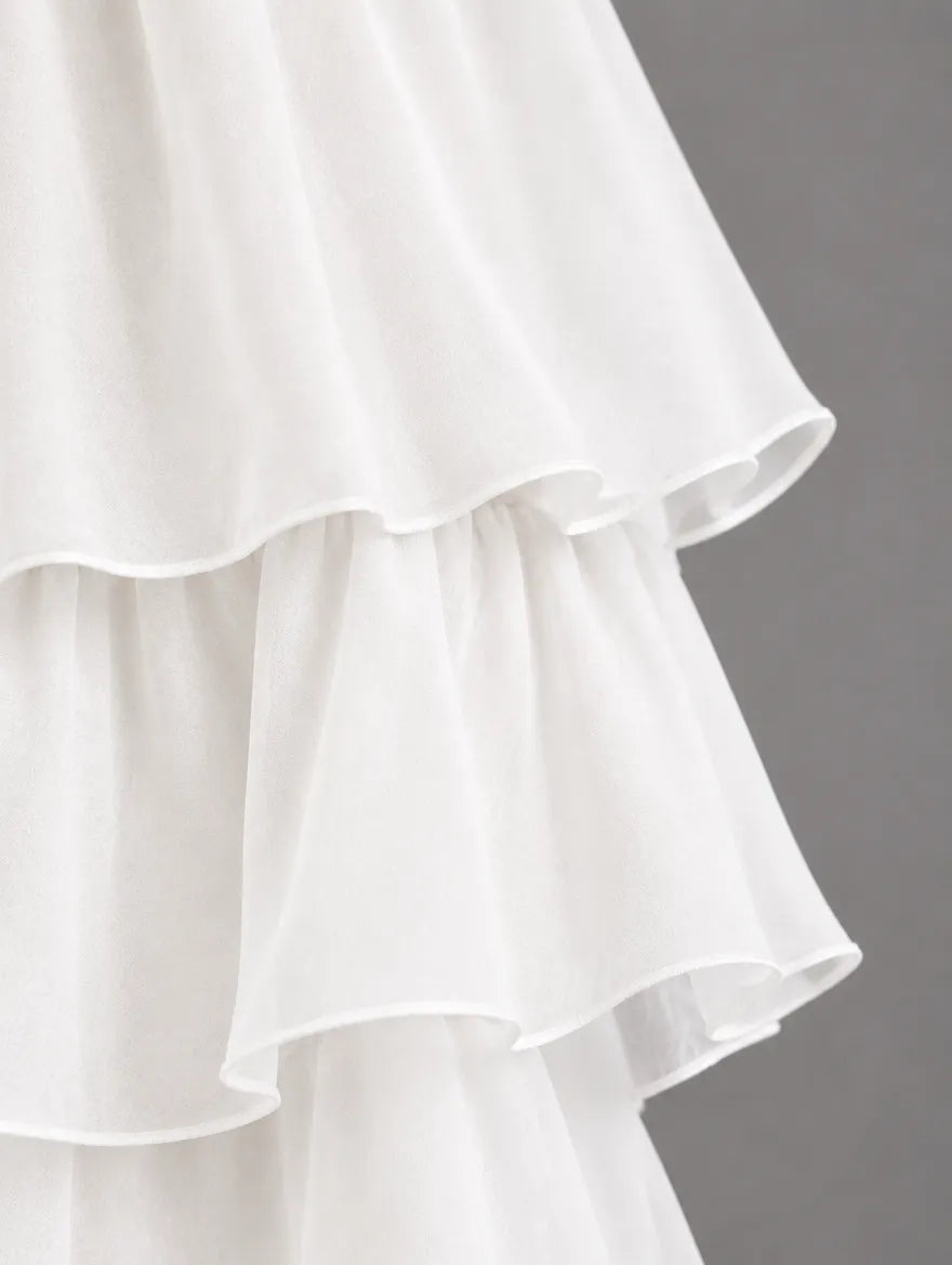 Women's Elegant Flowy Tiered Maxi Dress