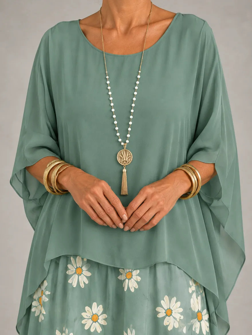 Women's Elegant Flowy Tiered Maxi Dress