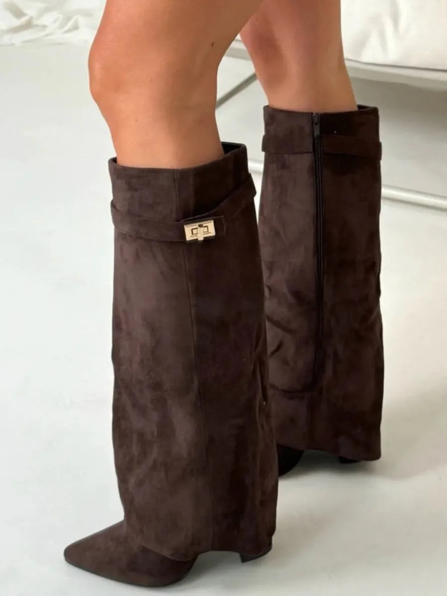 Women's Elegant High-Quality Shoes with Gold Details