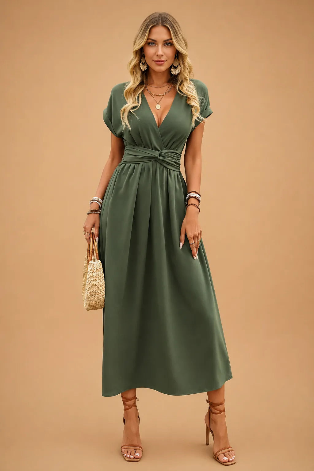 Women's Elegant Summer Dress with Breathable Fabric